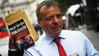 Arron Banks was one of the most fervent supporters of Brexit, donating £8 million to the cause (EPA)