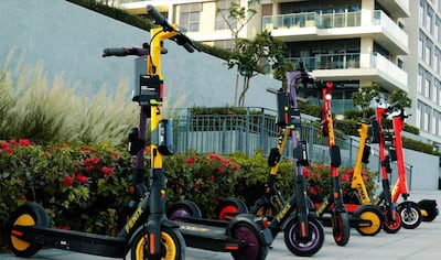 A UAE-based start-up, Fenix, says it will have the biggest fleet of of e-scooters that have been "purpose-built for continuous shared use". Image courtesy of Fenix