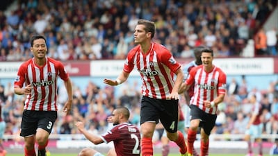 Centre midfield: Morgan Schneiderlin, Southampton. The unsettled midfielder may want a move but he helped new manager Ronald Koeman record a first win by scoring twice. (Photo: Jamie McDonald / Getty Images)