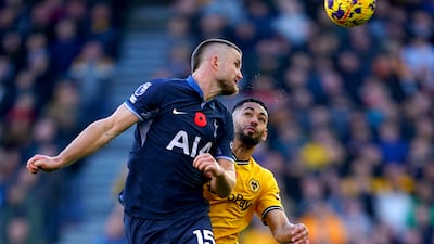 Eric Dier - 6/10: Made an impressive last-man block to deny a Wolves counterattack in the 20th minute. Stopped Cunha from testing Vicario with a last-ditch interception in the 51st minute. Failed to track the run of Lemina in the build-up to the home side’s winner. PA
