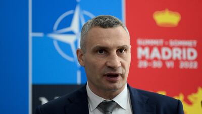Kyiv Mayor Vitali Klitschko has spoken of the need of Ukraine's leaders to work together. AFP.