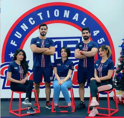The F45 Training - Baghdad Karada Team. Courtesy F45 Training Karada