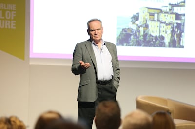 Jeffrey Archer was a regular at the Emirates Airline Festival of Literature. Photo: Emirates Airline Festival of Literature