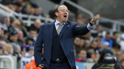 Rafael Benitez is running out of time to save Newcastle from relegation and next up is a trip to his former club Liverpool. Lindsey Parnaby / EPA
