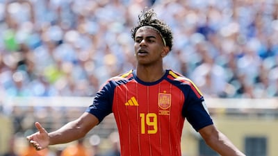 Spain winger Lamine Yamal missed the game's first big chance. Reuters