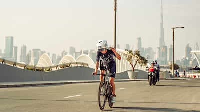 The T100 Triathlon World Tour now has a major stopover in the Gulf region. Photo: T100 Triathlon