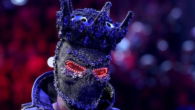 Deontay Wilder enters the ring prior to the Heavyweight bout wearing a design by Cosmo & Donato. AFP