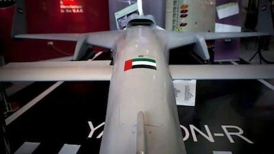 A UAE designed and manufactured drone at Idex.