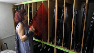 Husseini had hoped to retire after decades of designing colourful windows, but now she is overwhelmed with requests after the blast in Beirut on August 4.