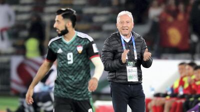 UAE manager Alberto Zaccheroni.