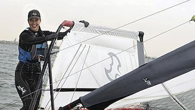 Kerstin Sommer will be taking part in her first Moth World Championship.