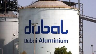 Emal, a joint venture between Dubai Aluminium (Dubal) and Mubadala, is building the world's largest single-site smelter at a 6-square-kilometre location at the Khalifa Industrial Zone in Taweelah. Above, a Dubal site in Jebel Ali port. Pawan Singh / The National
