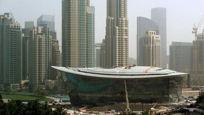 The Dubai Opera house in Downtown Dubai pictured on June 20, 2016. AFP