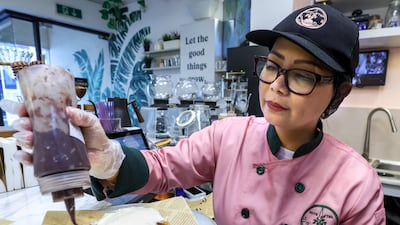 Pots & Tea founder Marico Hao's passion for 'fusion baking' began when she started creating goodies for her daughter Kris and other family members on special occasions. All photos: Victor Besa / The National