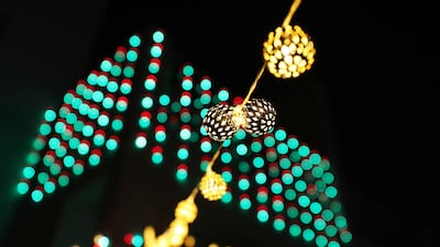 Anita Bhatia's house is decorated for Diwali