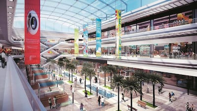Al Khail Avenue will also feature a 14-screen multiplex from Reel Cinemas, along with the supermarket chain Waitrose. Courtesy Nakheel