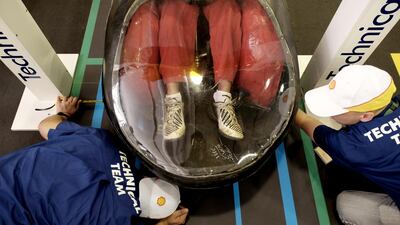 A participating team undergoes technical inspection. Jes Aznar for The National