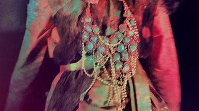 Chokra created this necklace from precious stones and family heirlooms. Courtesy: Chokra