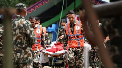 The Nepali search operation has been focused on tunnels at the country's hydropower sites. Reuters