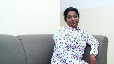 Renuka Sanjeewani was lured to the UAE from her native Sri Lanka by the promise of work but ended being held captive and forced to work for free. Victor Besa / The National Section