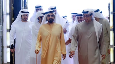 Sheikh Mohammed bin Rashid, Prime Minister and Ruler of Dubai, chairs the first Cabinet meeting of the year. All photos: X