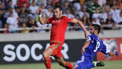Gareth Bale of Wales. EPA