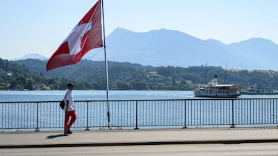 Burgenstock sits above the shores of Lake Lucerne. Getty Images