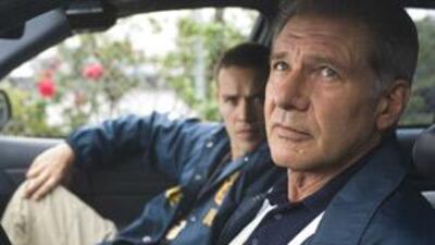 Jamison Haase and Harrison Ford star in Crossing Over, which follows characters who are desperate to live in the United States.