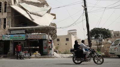 Binnish in Syria's rebel-held northern Idlib province, where there is fresh doubt over a deal to avert bloodshed. Omar Haj Kadour / AFP