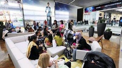 The Westfield Stratford City shopping centre in east London houses, among others, more than 300 shops and 70 restaurants. Facundo Arrizabalaga / AFP