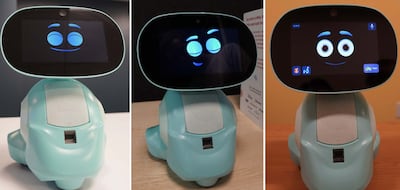 AI-toy robot maker Miko includes disclaimers about data collecting with its devices. Photo: Pirg