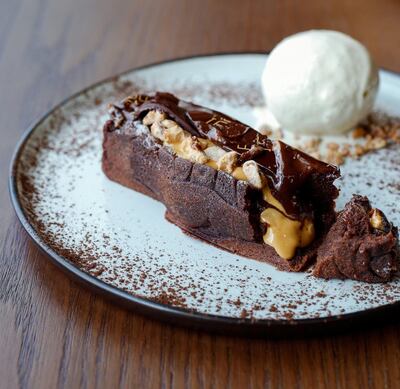 Chef Reif Othman's famous molten cake. Courtesy of Reif Japanese Kushiyaki