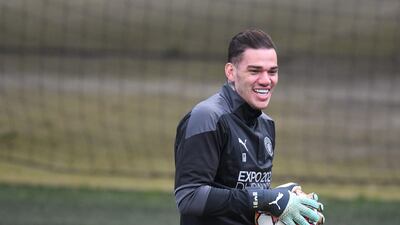 Manchester City goalkeeper Ederson. AFP