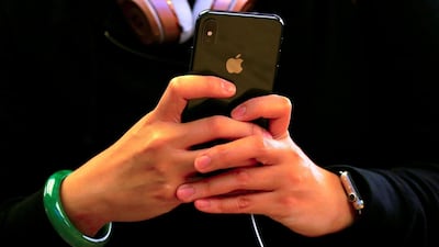 The Apple iPhone X is slower than some rivals in loading. Reuters