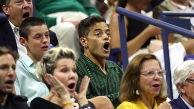 Actor Rami Malek at Flushing Meadows in New York. AFP