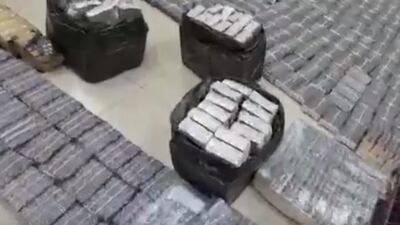 Abu Dhabi Police seized 1.2 million pills after monitoring a drugs gang for four months. Abu Dhabi Police