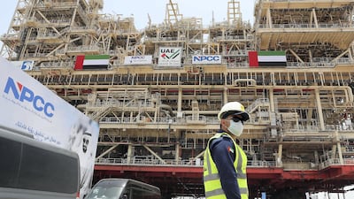 ADQ, formerly known as Abu Dhabi Holding Company, assumed full ownership of National Petroleum Construction Company . Pawan Singh / The National