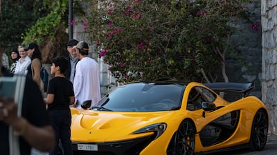 All the vehicles are part of the club Supercars Majlis, including this McLaren P1