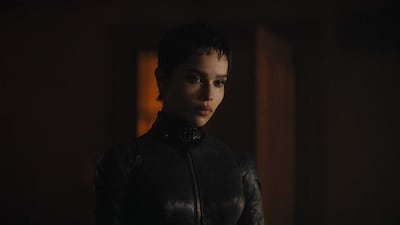 Zoe Kravitz as Selina Kyle.