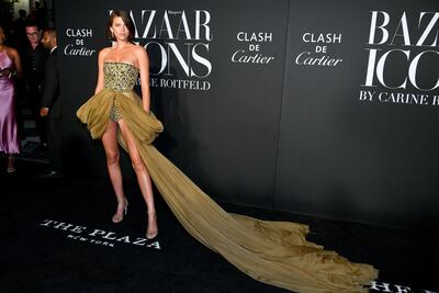 Georgia Fowler attends the 2019 'Harper's Bazaar' Icons party. AFP