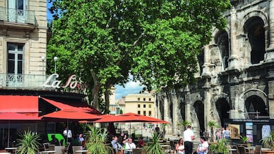 The streets of Nimes contain medieval traces that mingle with 18-th century architecture and a wealth of Roman treasures. Photo by Adam Batterbee