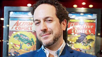 Vincent Zurzolo is the COO of Metropolis Collectibles. Here he is pictured during the recent Comic Con event in Dubai. Courtesy Metropolis Collectibles