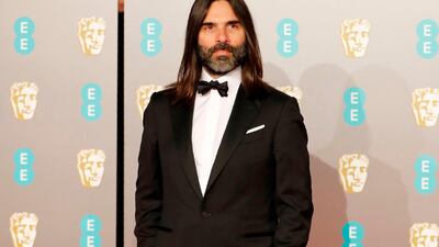 Khaled Mouzanar at the 2019 Bafta Awards ceremony at the Royal Albert Hall in London, on February 10, 2019. AFP