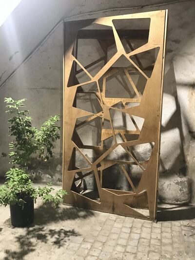 Art from Saudi artist Ahmad Angawi can be spotted around Al Balad.