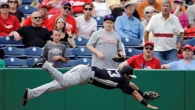 New York Yankees, once formidable, are going down. Matt Slocum / AP Photo