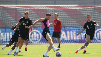 Robert Lewandowski of Bayern Muncih on Friday. Getty