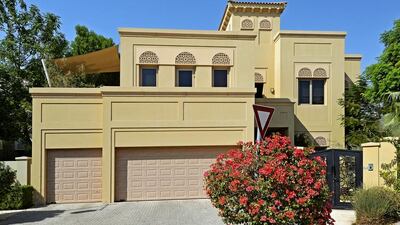 A six bedroom villa, in Dahlia, Al Barari, Dubai, located on the edge of Dubailand, has come on the market at Dh15 million. Courtesy Better Homes