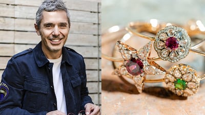 A piece from the Beirut Rosace collection by Lebanese jewellery designer Selim Mouzannar. Photo: Selim Mouzannar