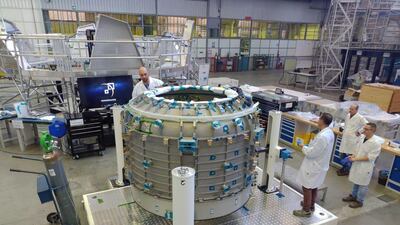 An airlock manufactured by NanoRacks.