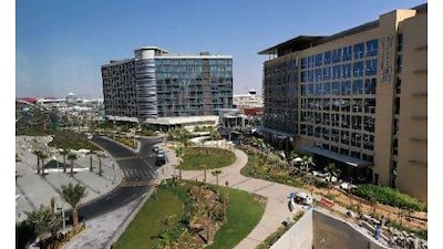 The Rotana Hotel and Centro Hotel on Yas Island. Major events held in the capital helped to boost visitor numbers last month.